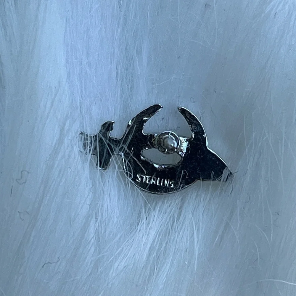Vintage Sterling Shriners Masonic Lapel Pin